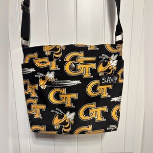 Georgia Tech University Yellow Jackets School Spirit SAX Crossbody Purse